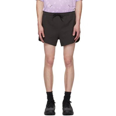 On Brown Performance Volt Running Shorts In 1mg30744959