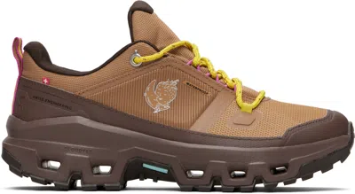 On Brown Sky High Farms Editi Cloudrock Low Waterproof Sneakers