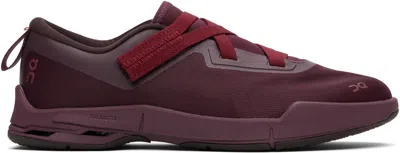 On Burgundy Cloudnova Mo Sneakers