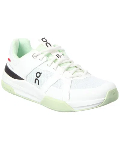 On Kids' Canvas & Leather Sneaker In Green