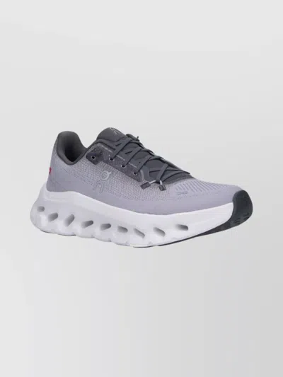 On Casual Sneakers With Mesh Upper And Rubber Outsole In Blue