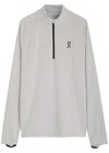 On Climate Half-zip Jersey Top In Grey