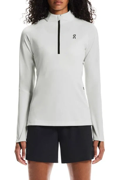 On Climate Quarter Zip Running Top In Gray