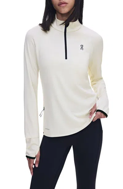 On Climate Quarter Zip Running Top In Neutral