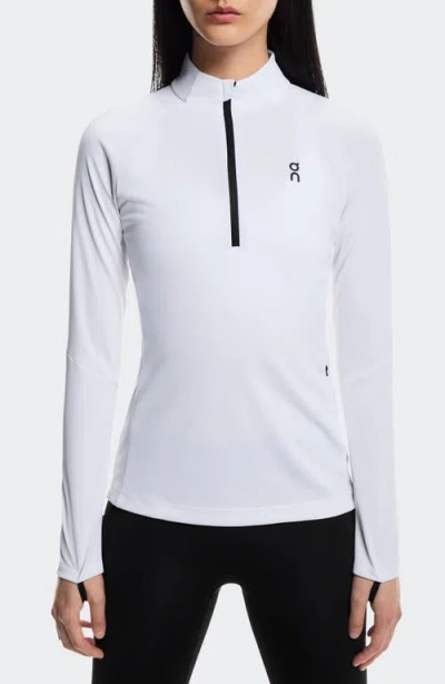 ON ON CLIMATE QUARTER ZIP RUNNING TOP