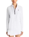 On Climate Quarter Zip Running Top In White