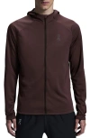 On Climate Zip Hoodie In Mulberry
