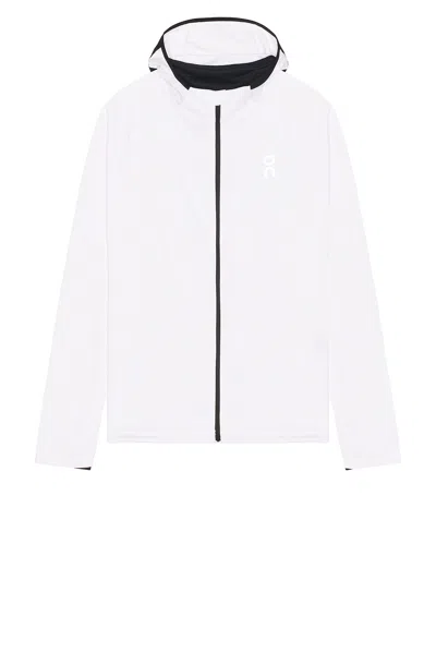On Climate Zip Hoodie In White