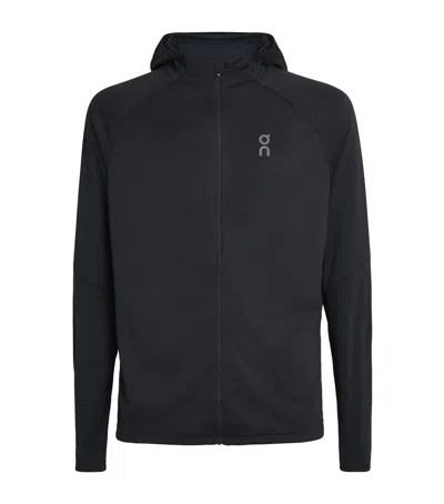 On Climate Zip-up Hoodie In Black