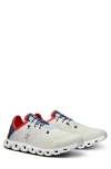 On Cloud 5 Coast Sneaker In Ivory Ink