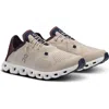 On Cloud 5 Coast Sneaker In Sand/mulberry