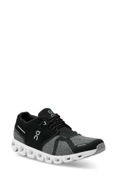 On Cloud 5 Combo Running Sneaker In Black/alloy
