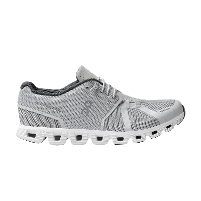 Pre-owned On Cloud 5 'glacier White' In Grey