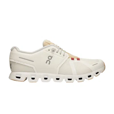 Pre-owned On Cloud 5 Push 'ivory Savannah' In Cream