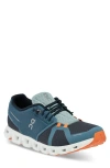 On Cloud 5 Push Sneaker In Dust/ink