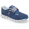 On Cloud 5 Mesh Sneakers In Denim/white