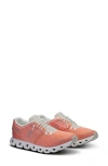 On Cloud 5 Running Shoe In Flamingo/pearl