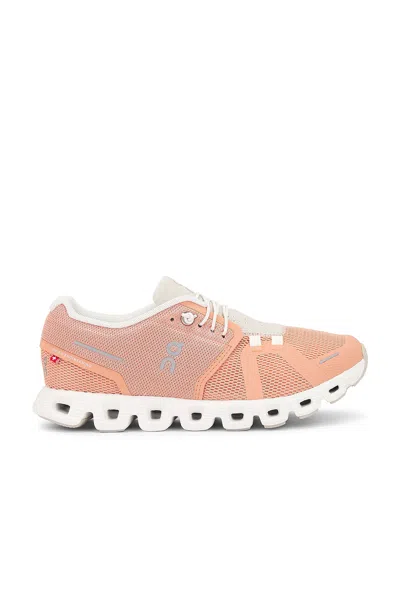 On Cloud 5 Running Shoe In Flamingo/pearl