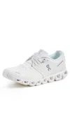 On Cloud 5 Running Shoe In Undyed White/white