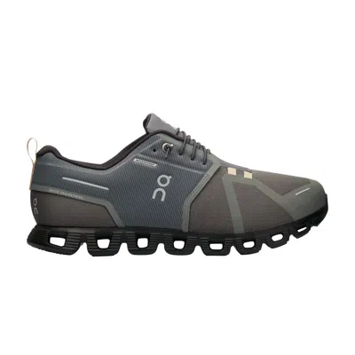 Pre-owned On Cloud 5 Waterproof 'asphalt Magnet' In Grey