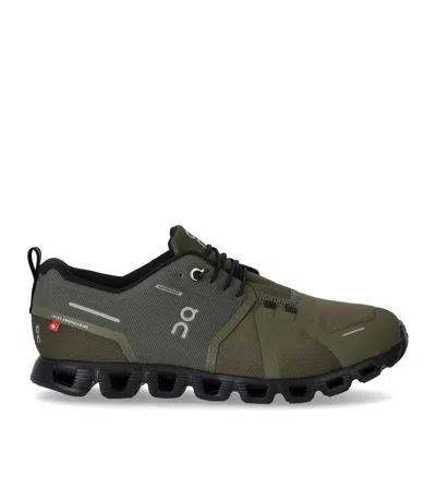 On Cloud 5 Waterproof Sneakers In Green