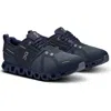 On Navy Cloud 5 Waterproof Sneakers In Navy/ink