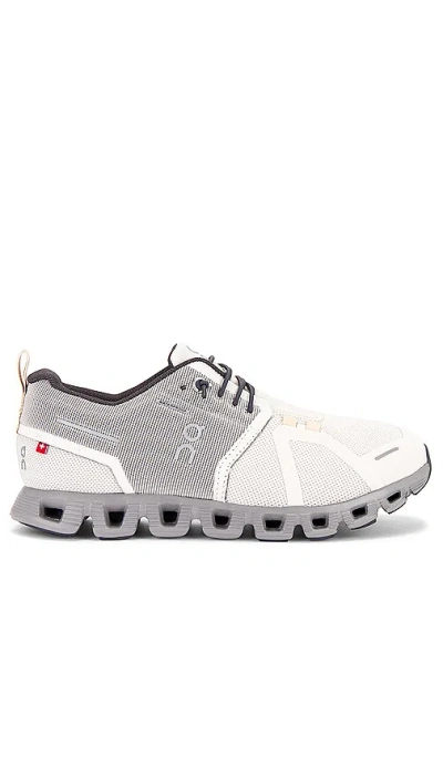 On Cloud 5 Waterproof Sneaker In Grey