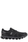 On Cloud 6 Sneakers With Rounded Toe In Black