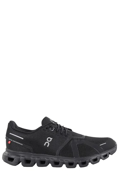 On Cloud 6 Waterproof Sneakers In Black