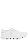 On Low Top Sneakers With Mesh Upper And Rubber Outsole In White