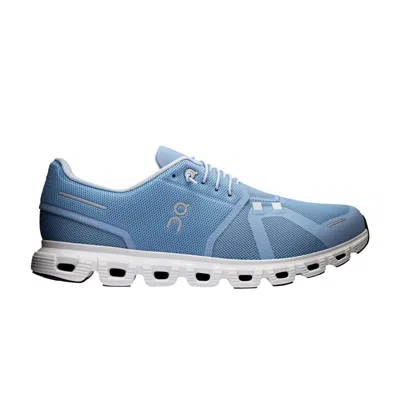 Pre-owned On Cloud 6 'chambray White' In Blue