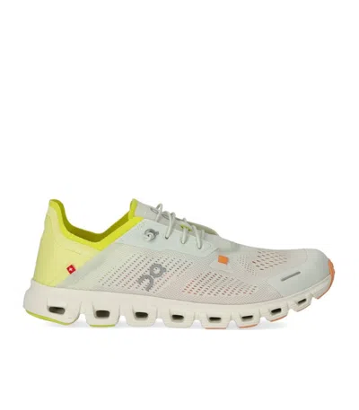 On Cloud 6 Coast Aloe Limelight Sneaker In Yellow