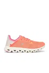 On Cloud 6 Coast Sneakers In Salm & Pearl