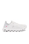 On Cloud 6 Coast Sneaker In White & Glacier