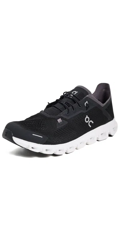 On Cloud 6 Coast Sneakers Black White