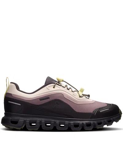 On Cloud 6 Geo Waterproof Rubber-trimmed Mesh Sneakers In Black