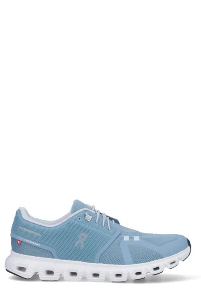 On Cloud 6 Lace-up Sneakers In Blue