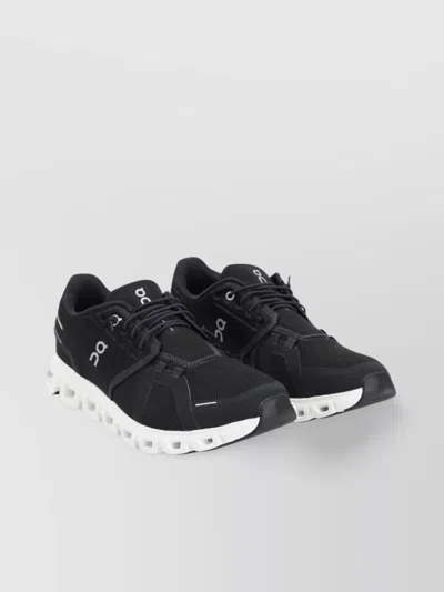 On Cloud 6 Mesh Sneakers In Black