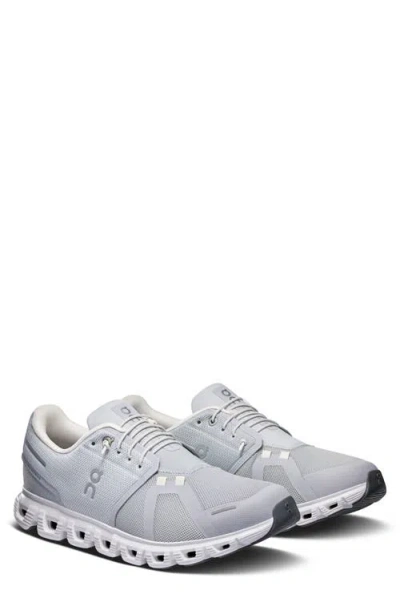 On Cloud 6 Running Sneaker In Glacier/white