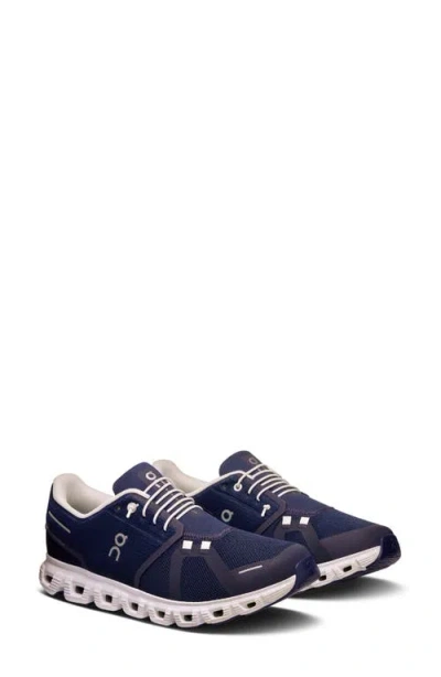 On Cloud 6 Running Sneaker In Midnight/white