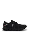 On Cloud 6 Waterproof Sneakers In Black