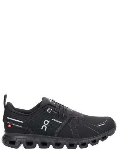 On Breathable Mesh Sneakers With Distinctive Segmented Sole In Black