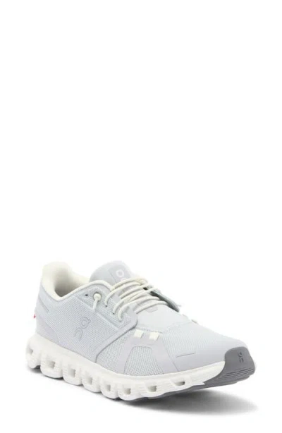 On Cloud 6 Sneaker In Glacier/white