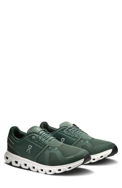 On Cloud 6 Sneaker In Green