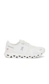 On Cloud 6 Waterproof Sneakers In White