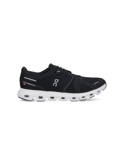 On "cloud 6" Sneakers – Black