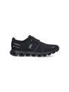 On Cloud 6 Wp Rubber-trimmed Stretch-knit Slip- Sneakers In Black