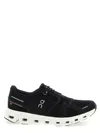 On Black And White Cloud 6 Sneakers In Black