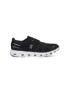 On Breathable Textile Sneakers With Distinctive Cushiing In Black