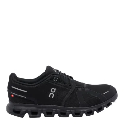 On Lightweight Black Running Sneakers With Breathable Mesh